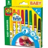 Puzzels & Spellen|Tekenen*SES My First babymarkers - 8 viltstiften Multi