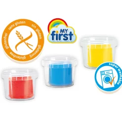 Tekenen|Puzzels & Spellen*SES My First klei met tools 3x 90 gram Multi