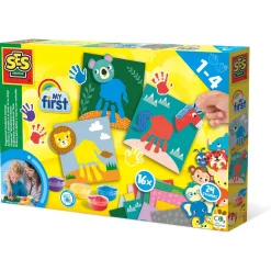 Tekenen|Puzzels & Spellen*SES My First vingerverf handafdruk dieren Multi