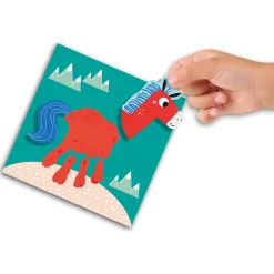 Tekenen|Puzzels & Spellen*SES My First vingerverf handafdruk dieren Multi