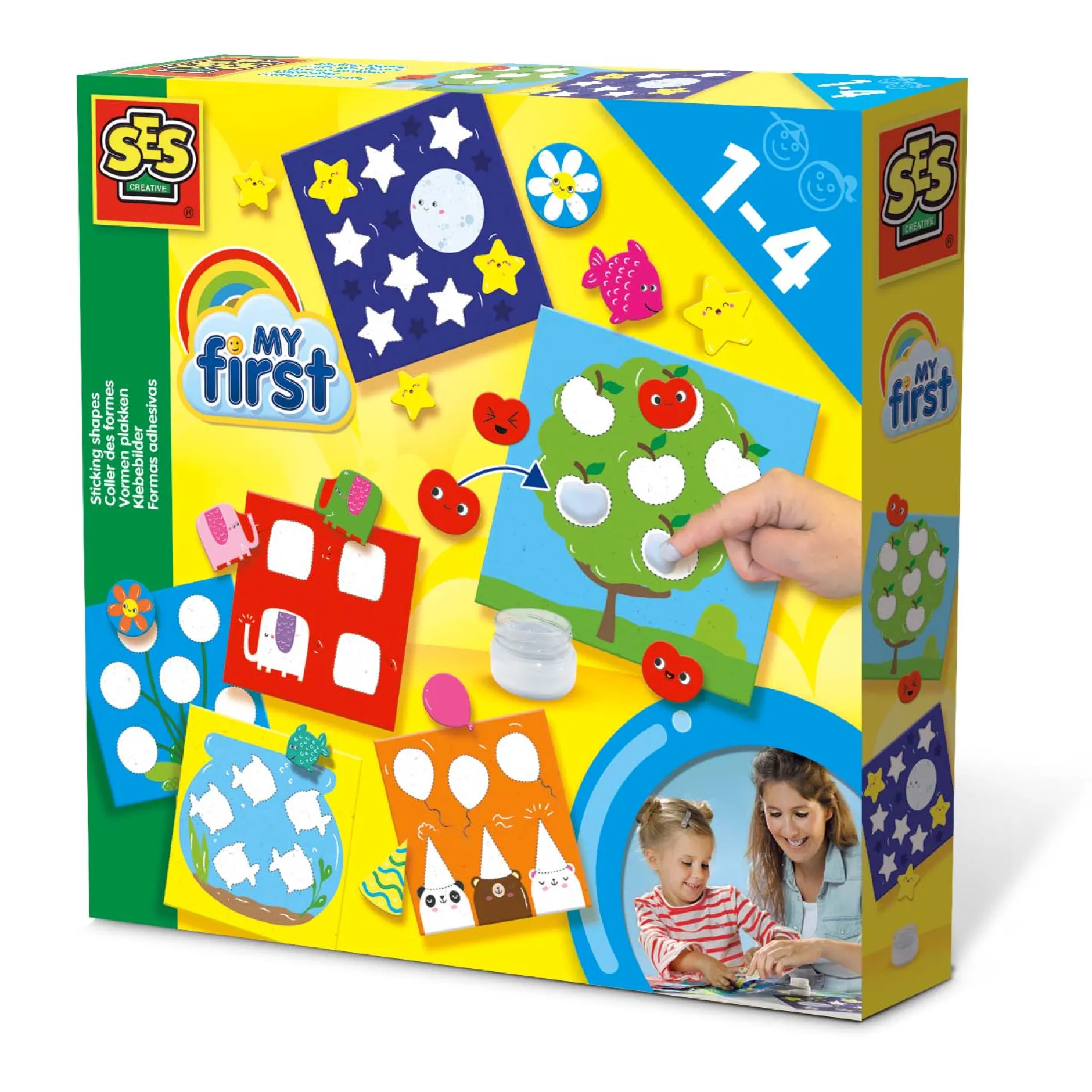 Tekenen|Puzzels & Spellen*SES My First vormen plakken Multi
