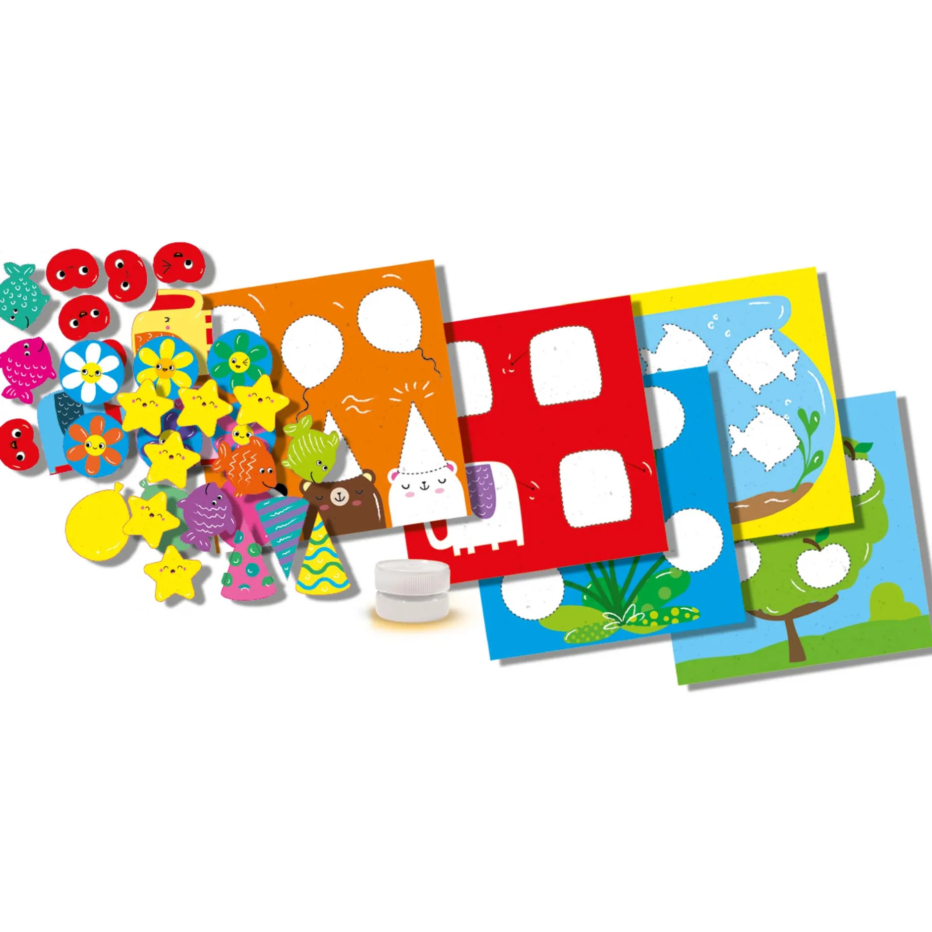 Tekenen|Puzzels & Spellen*SES My First vormen plakken Multi