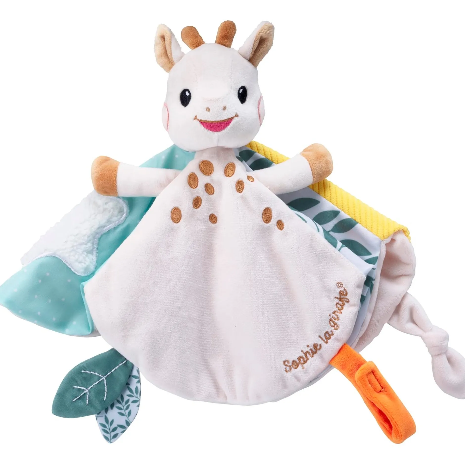 Feestartikelen|Kraamcadeaus*Sophie de Giraf giftset met knuffeldoekje Beigebrown