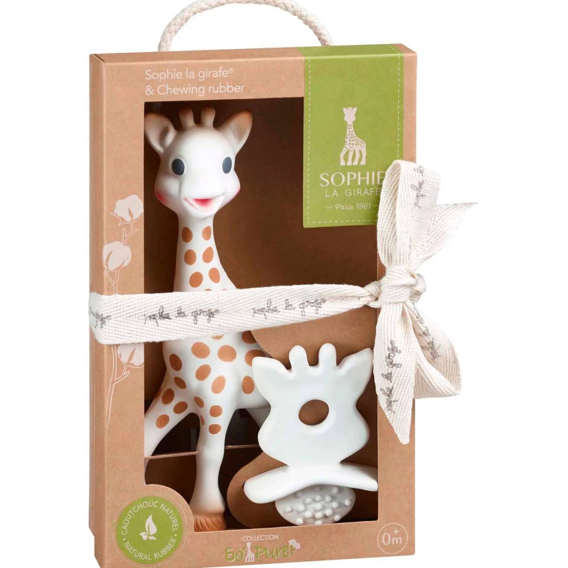 Kraamcadeaus|Feestartikelen*Sophie de Giraf so pure bijtspeelgoed set Ecru