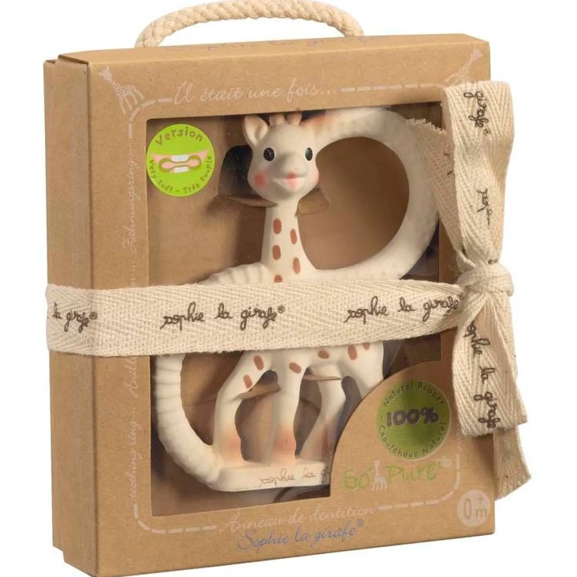 Feestartikelen|Kraamcadeaus*Sophie de Giraf So' Pure bijtring wit