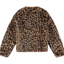 Jassen|Jassen*Stains & Stories jas lange mouwen panterprint bruin Beigebrown