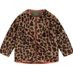 Jassen|Jassen*Stains & Stories peuter jas lange mouwen meerkleurig groen Beigebrown