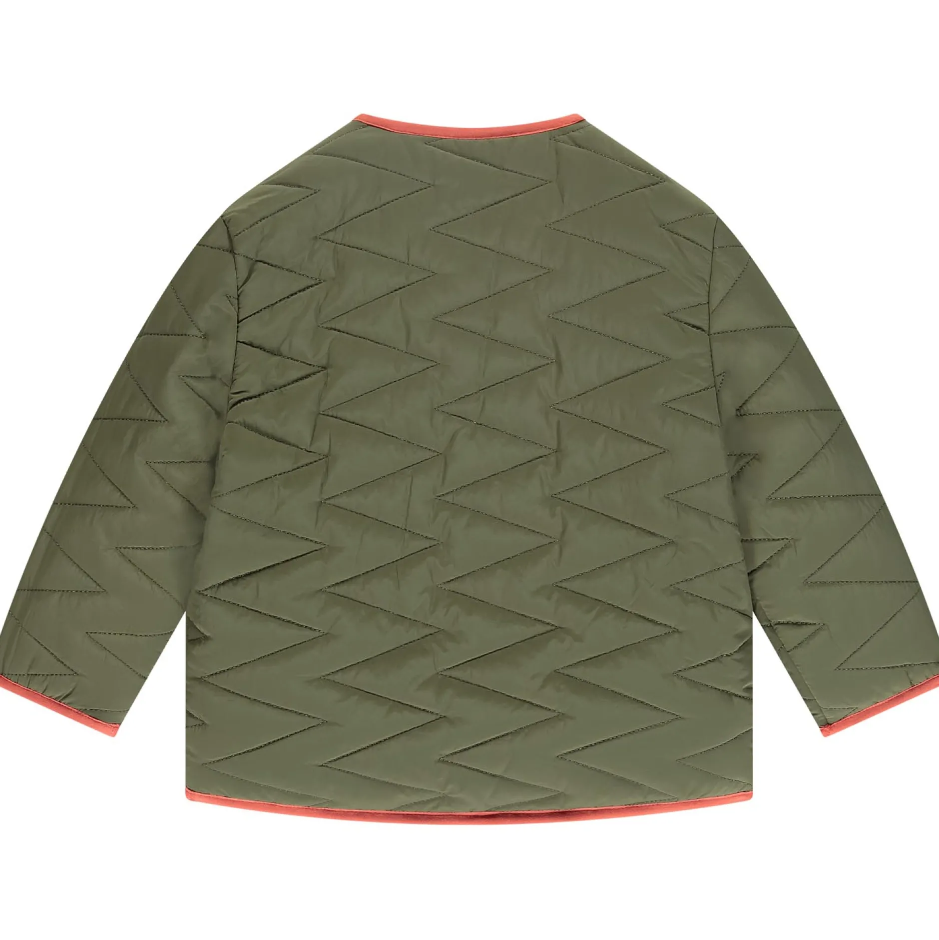 Jassen|Jassen*Stains & Stories peuter jas lange mouwen meerkleurig groen Beigebrown