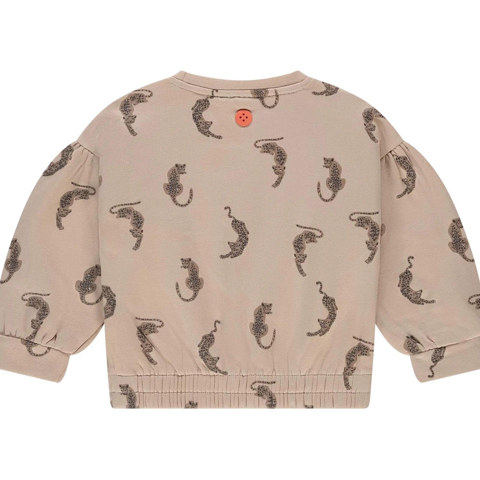 Truien & Vesten|Truien & Sweaters*Stains & Stories peuter sweater lange mouwen all over print beige Dark Off-White