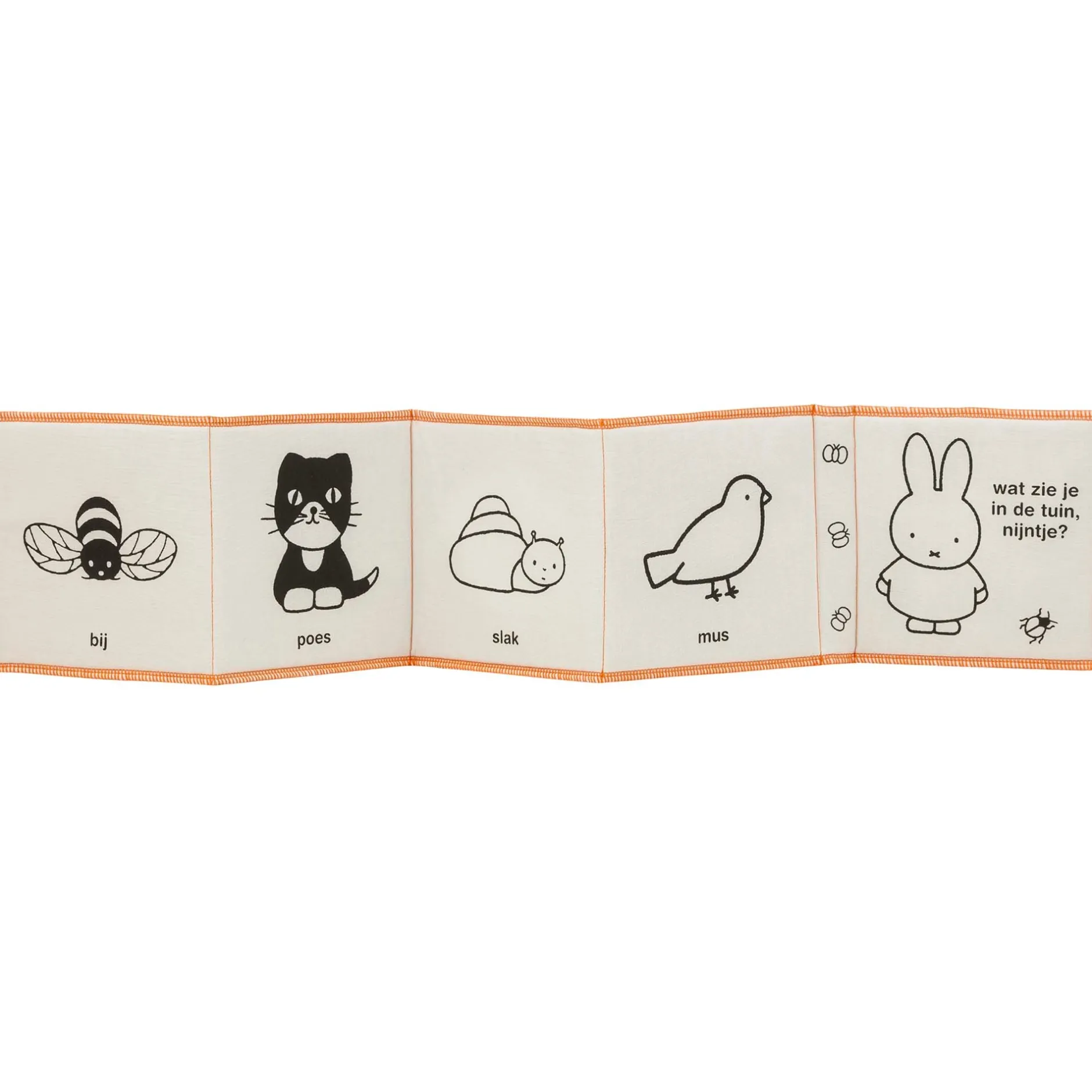 Kinderboeken*Nijntje Stoffen babyboekje wat zie je in de tuin, ? Multi