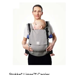 Draagzakken & Doeken*Stokke LIMAS Flex Draagzak Floral Beige