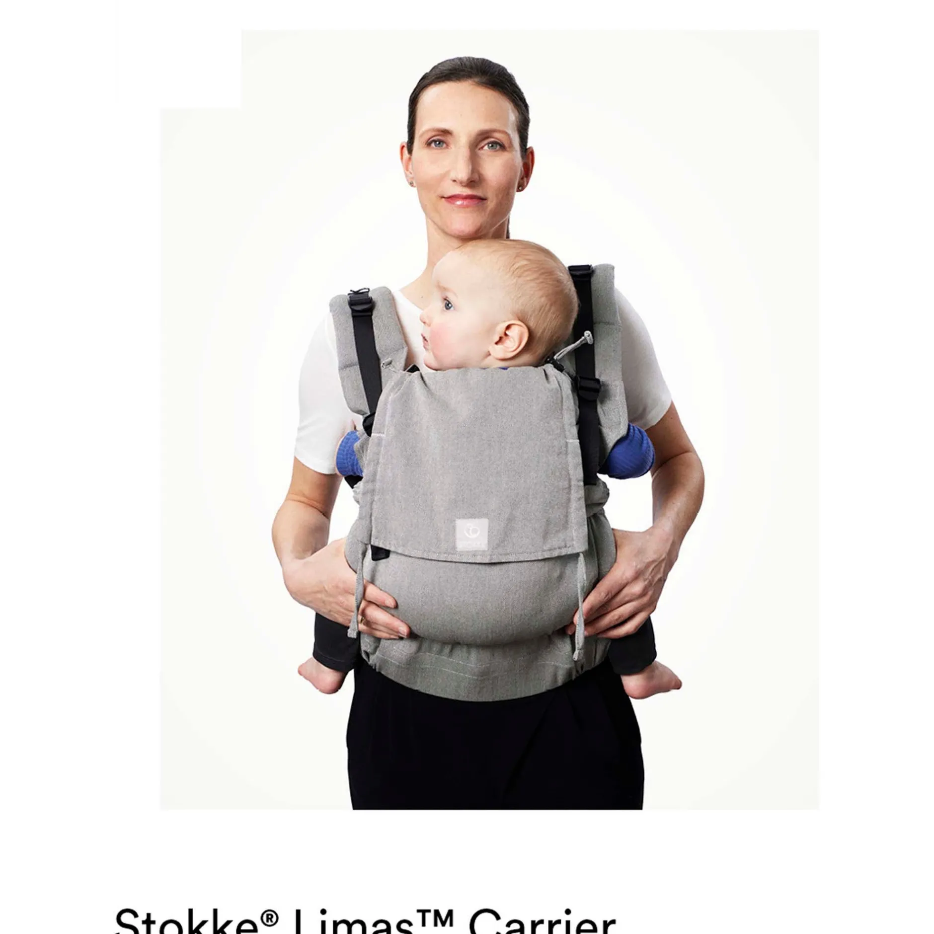 Draagzakken & Doeken*Stokke LIMAS Flex Draagzak Floral Beige