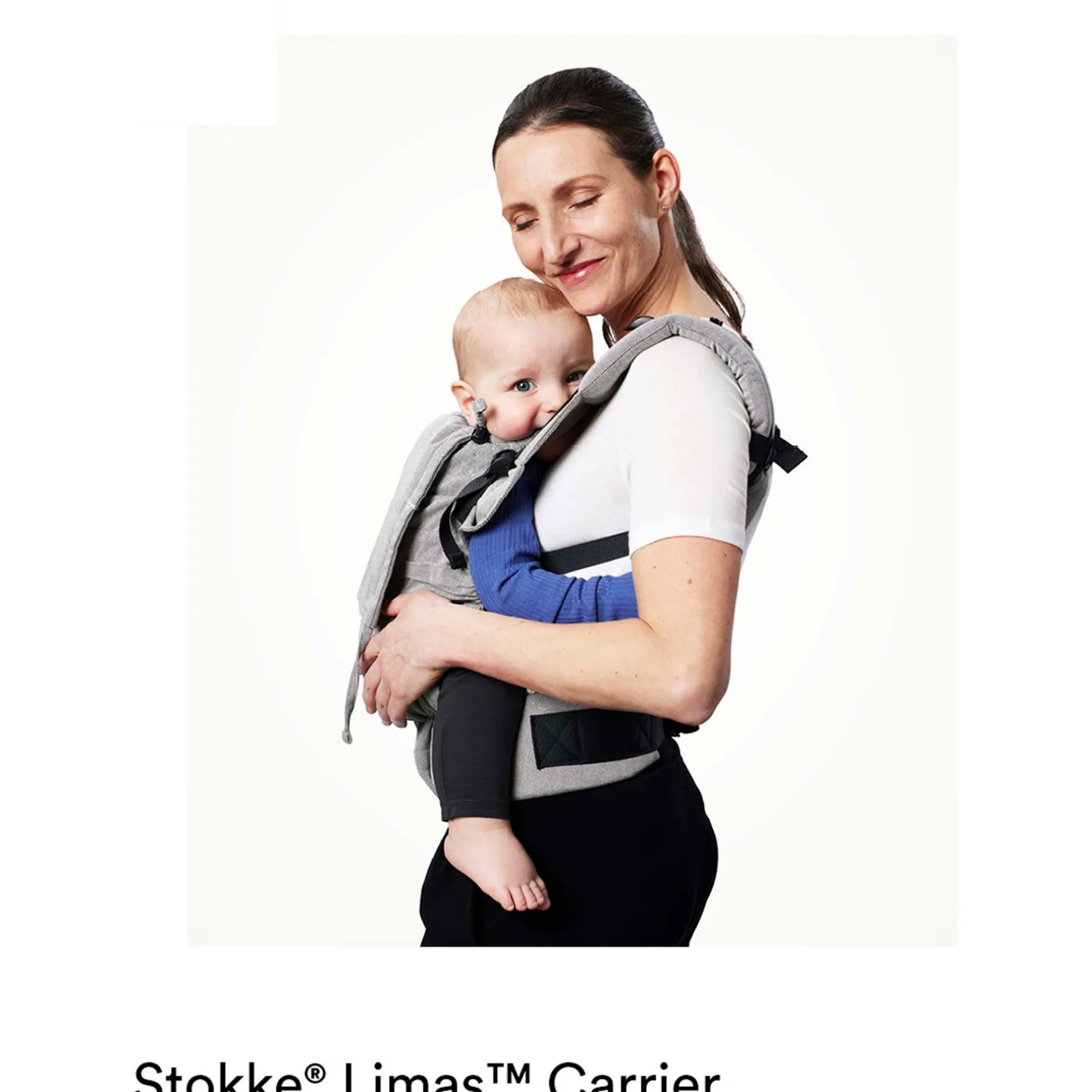 Draagzakken & Doeken*Stokke LIMAS Flex Draagzak Floral Beige