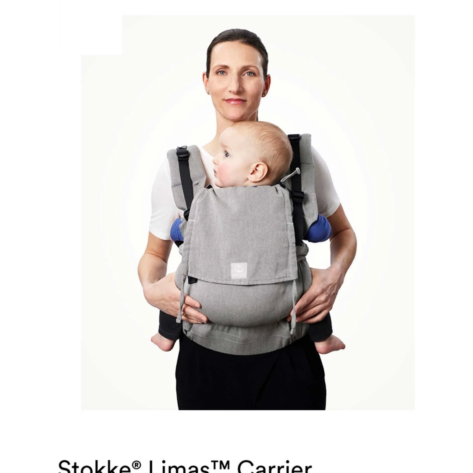 Draagzakken & Doeken*Stokke LIMAS Flex Draagzak Floral Beige