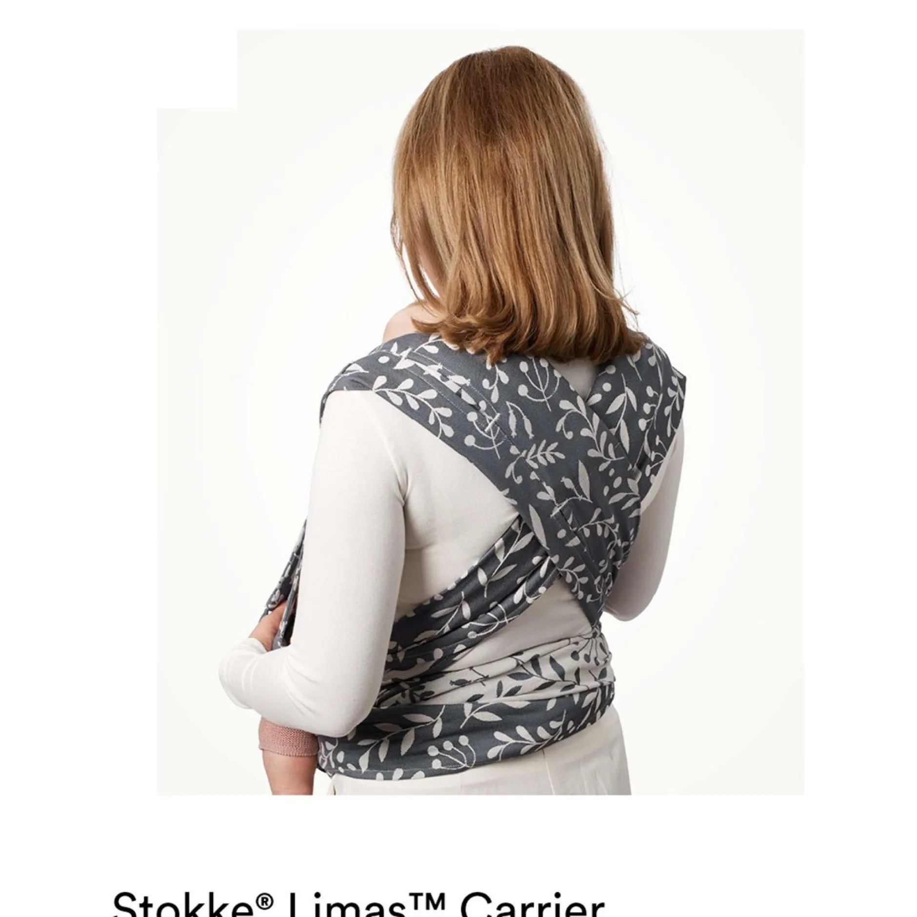 Draagzakken & Doeken*Stokke LIMAS Plus Draagzak Floral Beige