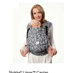 Draagzakken & Doeken*Stokke LIMAS Plus Draagzak Floral Beige