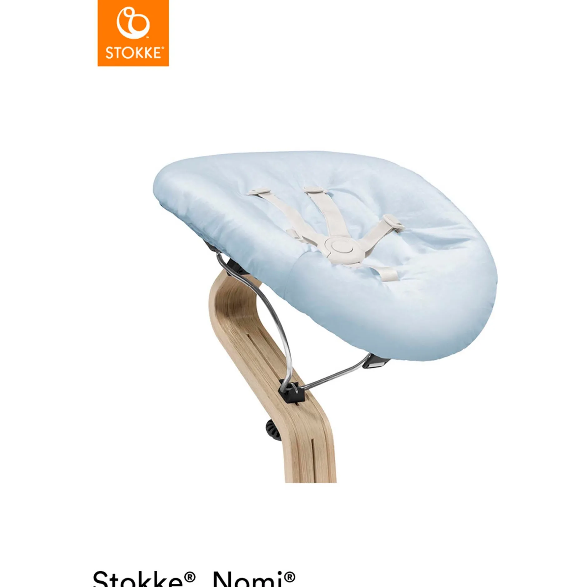 Kinderstoel Accessoires*Stokke Nomi Newbornset Black/Grey Blue