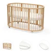 Bundels & Combideals|Ledikanten*Stokke Sleepi Bed bundel naturel met matras & hoeslaken
