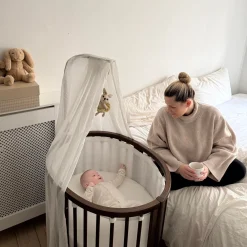 Bundels & Combideals|Wiegjes*Stokke Sleepi Mini bundel warm bruin met matras & hoeslaken