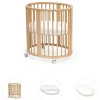 Bundels & Combideals|Wiegjes*Stokke Sleepi Mini bundel naturel met matras & hoeslaken