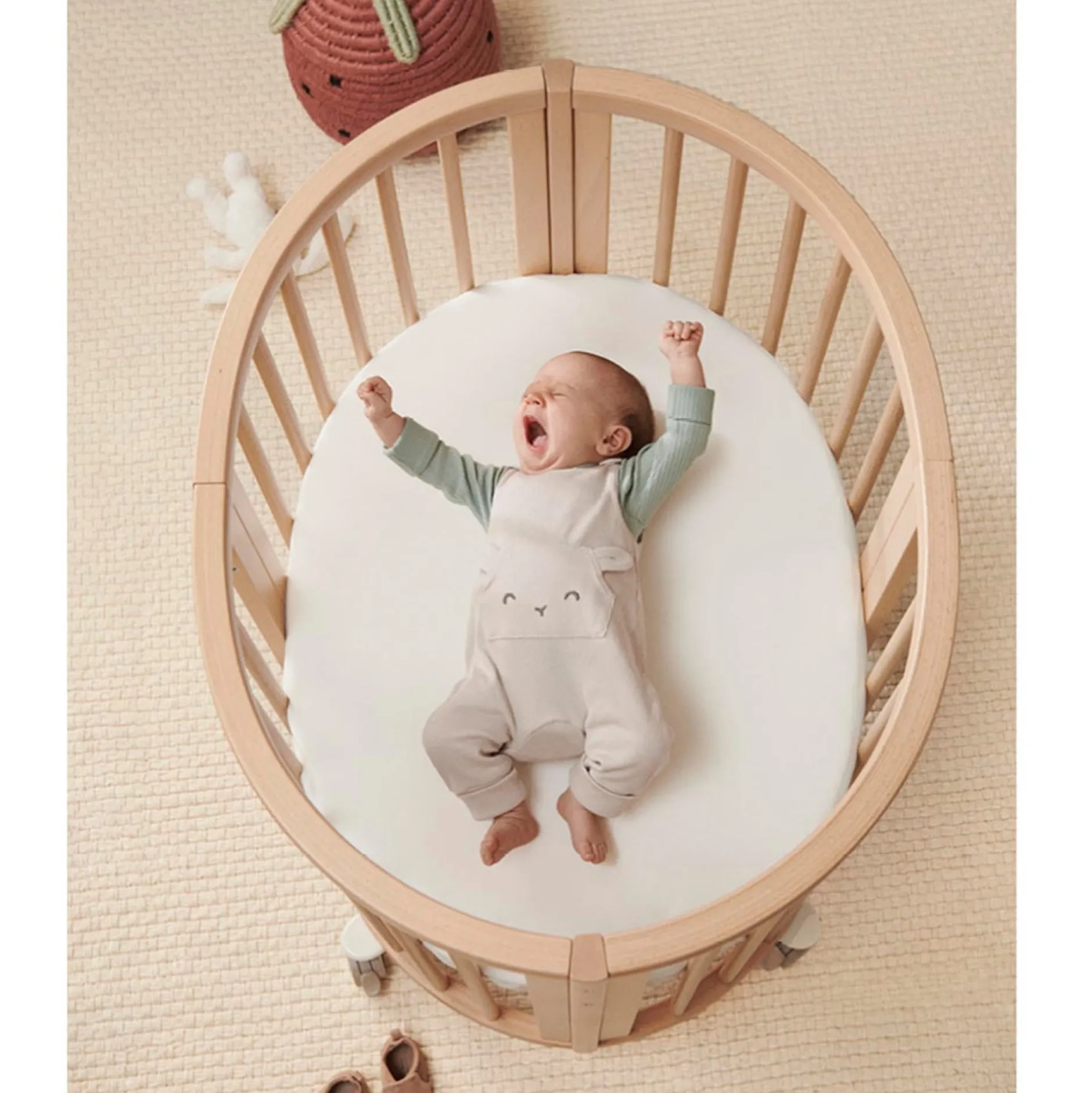 Bundels & Combideals|Wiegjes*Stokke Sleepi Mini bundel naturel met matras & hoeslaken