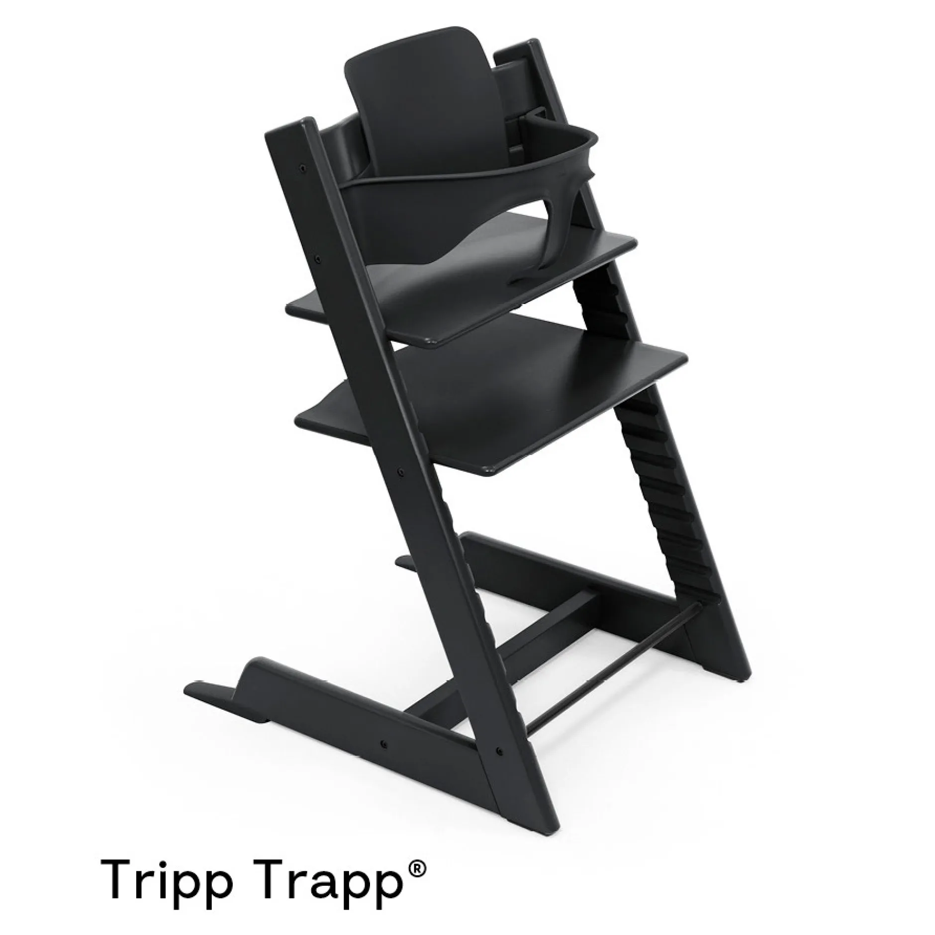 Kinderstoel Accessoires*Stokke Tripp Trapp babyset Black