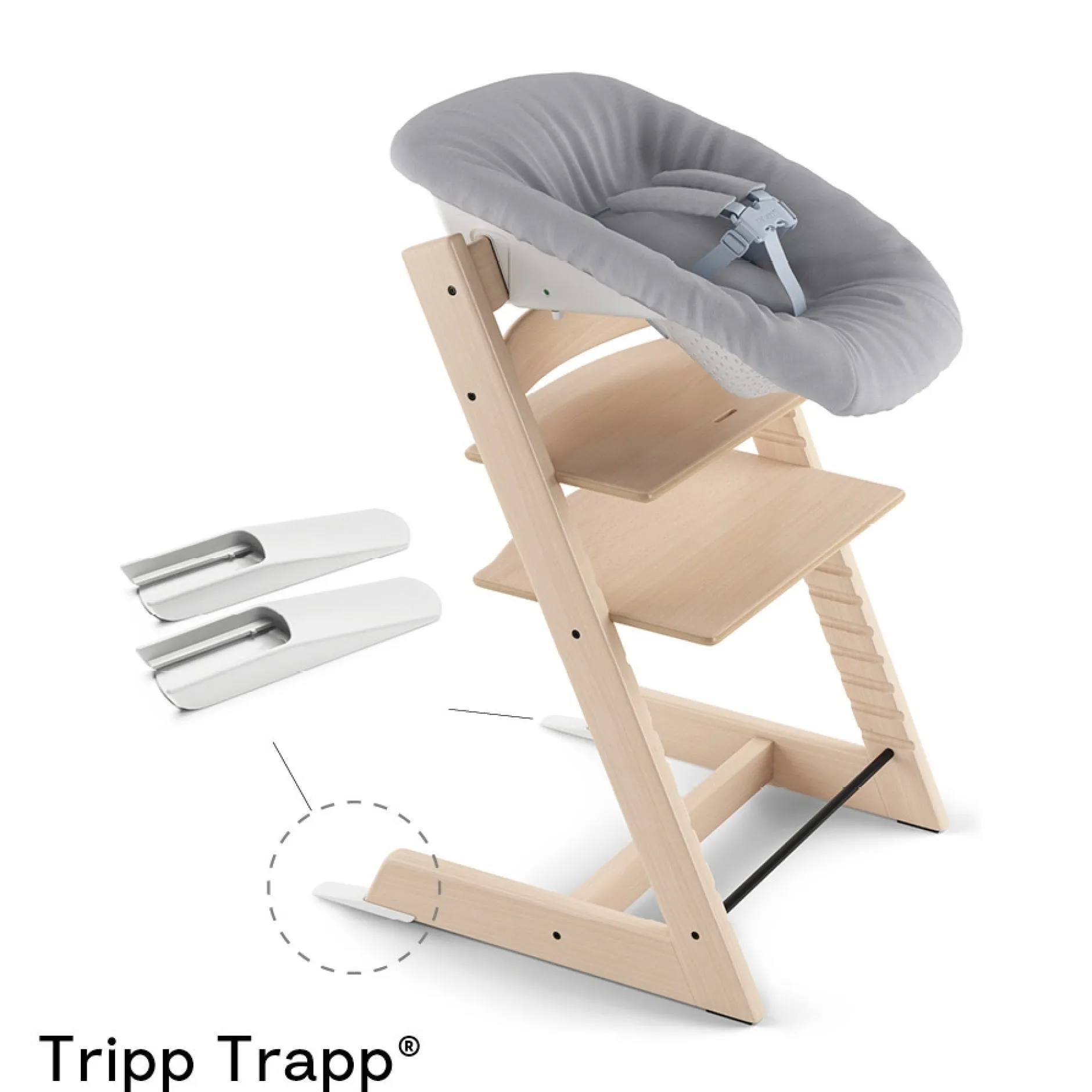 Kinderstoel Accessoires*Stokke Tripp Trapp newbornset Grey