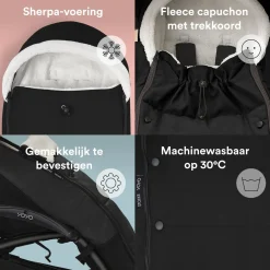 Voetenzakken|Buggy’S*Stokke Yoyo voetenzak Black