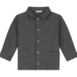 Shirts & Blouses|Shirts & Blouses*Sweet Petit baby blouse Jack lange mouwen effen grijs Anthra Grey Melange