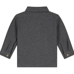 Shirts & Blouses|Shirts & Blouses*Sweet Petit baby blouse Jack lange mouwen effen grijs Anthra Grey Melange
