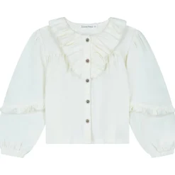 Shirts & Blouses|Shirts & Blouses*Sweet Petit baby blouse Sas lange mouwen effen wit Dark Off-White