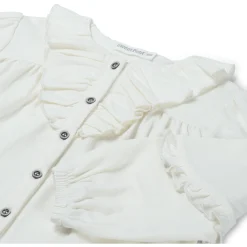 Shirts & Blouses|Shirts & Blouses*Sweet Petit baby blouse Sas lange mouwen effen wit Dark Off-White