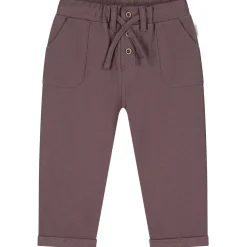 Broeken & Tuinbroeken|Broeken*Sweet Petit baby broek Benja  effen bruin Dark Mud Brown