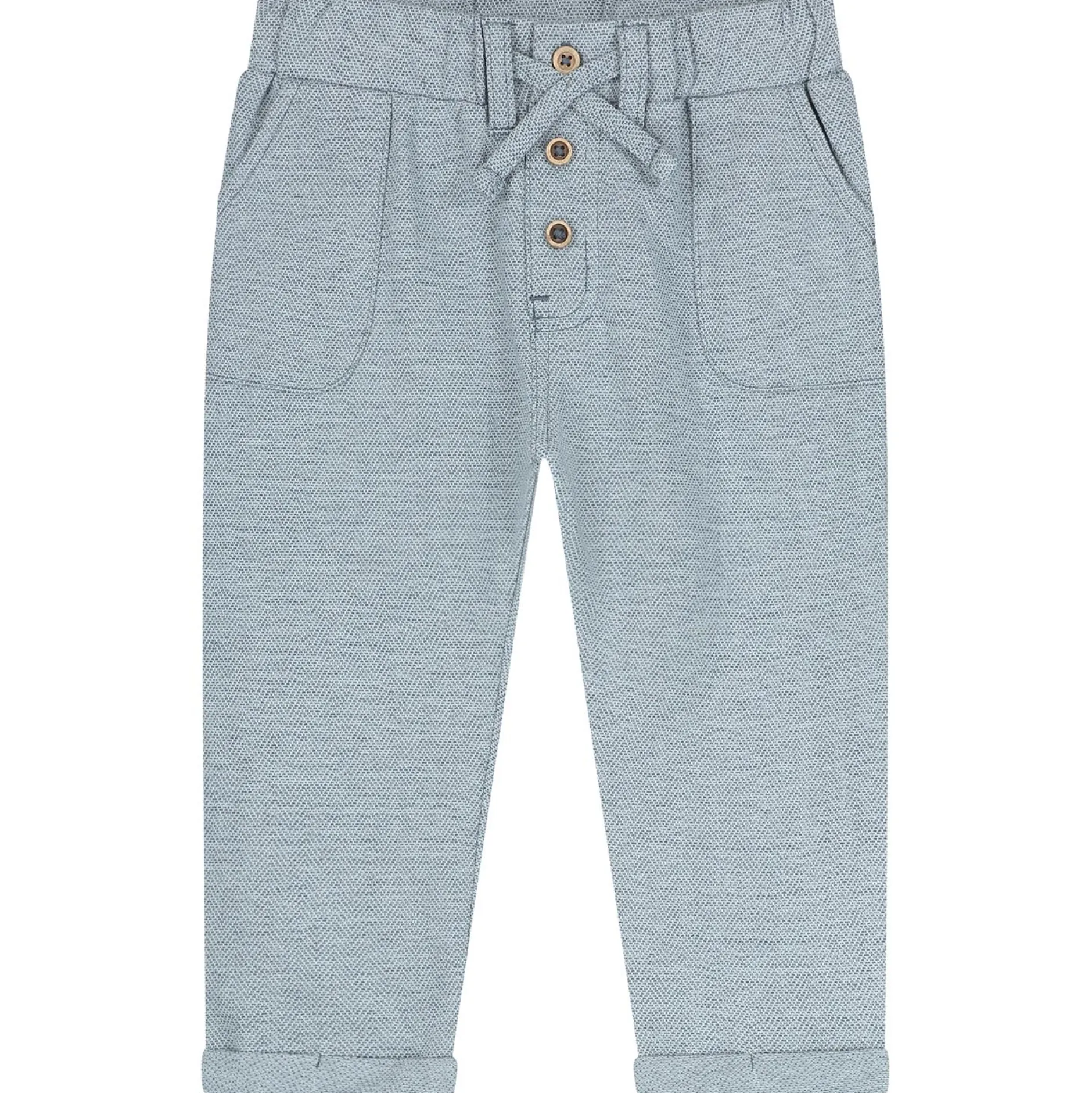 Broeken & Tuinbroeken|Broeken*Sweet Petit baby broek Benja effen blauw Light Sky Blue