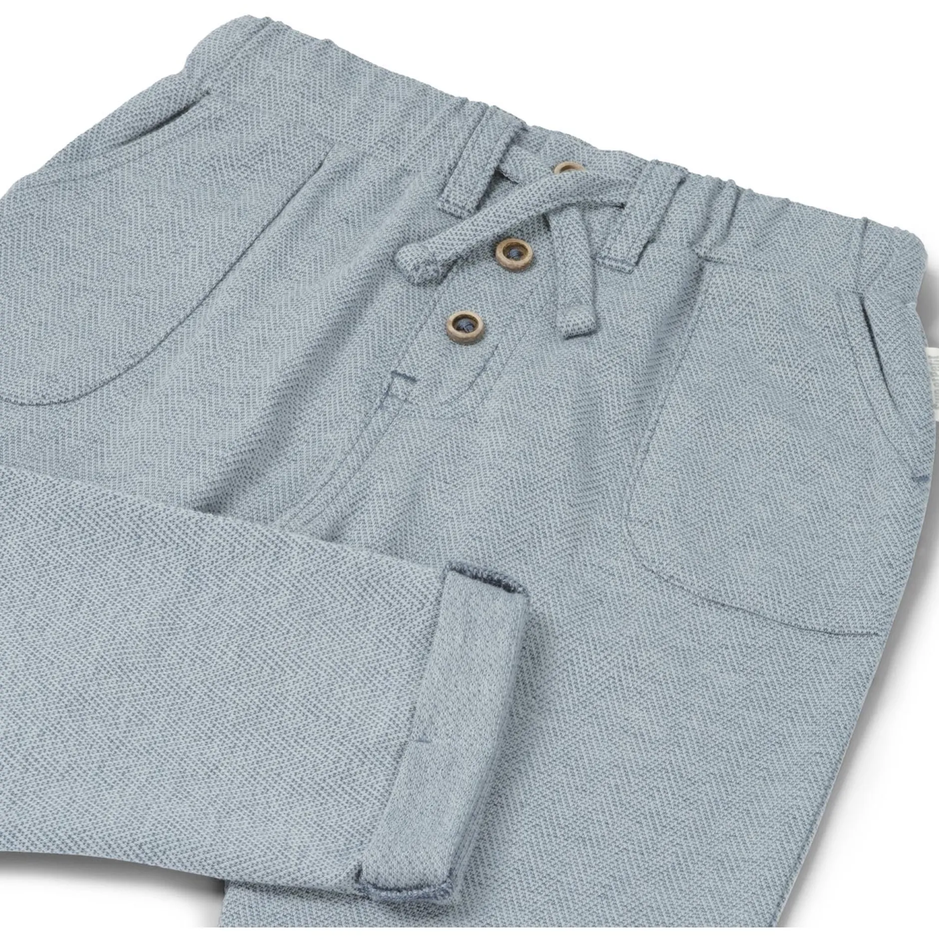 Broeken & Tuinbroeken|Broeken*Sweet Petit baby broek Benja effen blauw Light Sky Blue