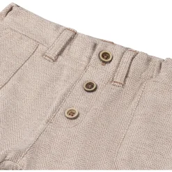 Broeken & Tuinbroeken|Broeken*Sweet Petit baby broek  effen bruin Red Brown