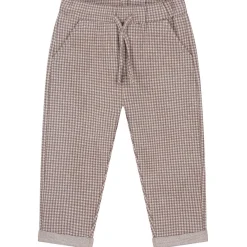Broeken & Tuinbroeken|Broeken*Sweet Petit baby broek Goof  ruit bruin Dark Brown Melange