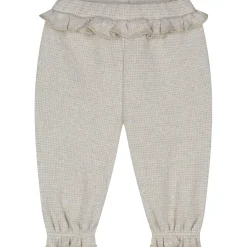 Broeken & Leggings|Broeken*Sweet Petit baby broek Noor effen beige Dark Brown Melange