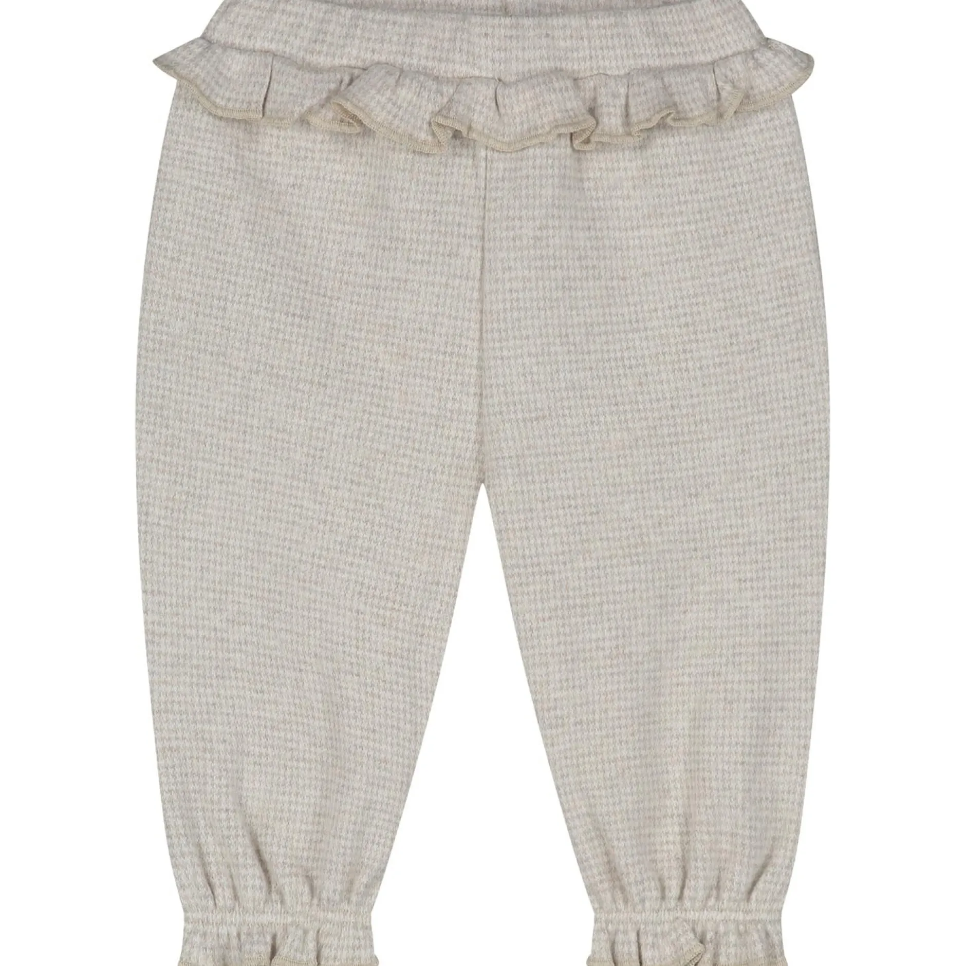 Broeken & Leggings|Broeken*Sweet Petit baby broek Noor effen beige Dark Brown Melange