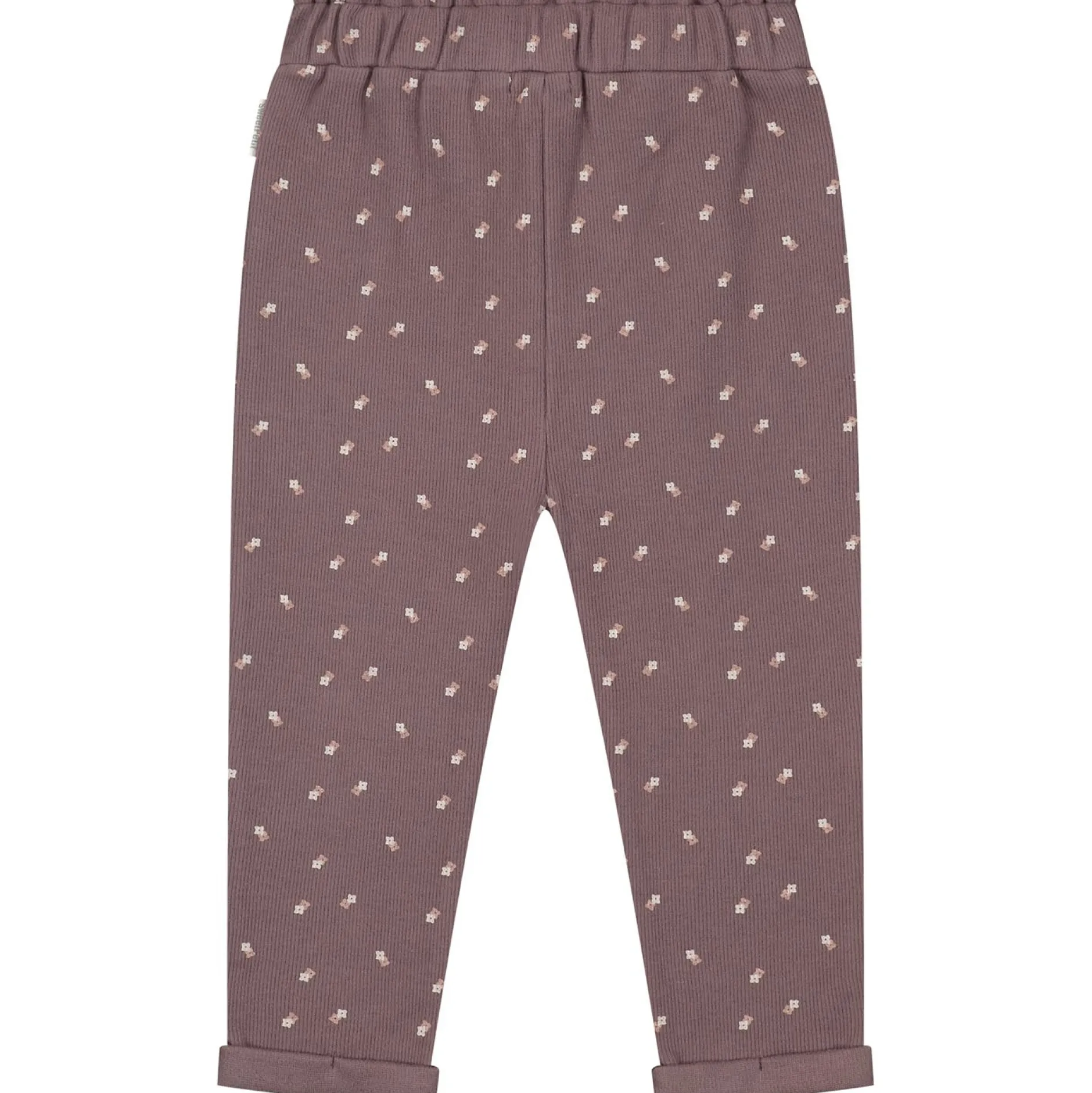 Broeken & Leggings|Broeken*Sweet Petit baby broek Otje all over print bruin Dark Mud Brown
