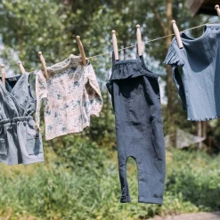 Boxpakjes & Jumpsuits*Sweet Petit Baby jumpsuit Lovi spaghettibandjes effen blauw Midnight Blue