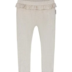 Broeken & Leggings|Leggings*Sweet Petit baby legging Pien effen beige Soft Ecru Melange