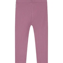 Leggings|Broeken & Leggings*Sweet Petit baby legging Veerle  effen roze Dark Mauve Purple
