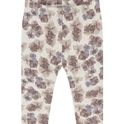 Leggings|Broeken & Leggings*Sweet Petit baby legging Veerle bloemen multi Soft Ecru Melange