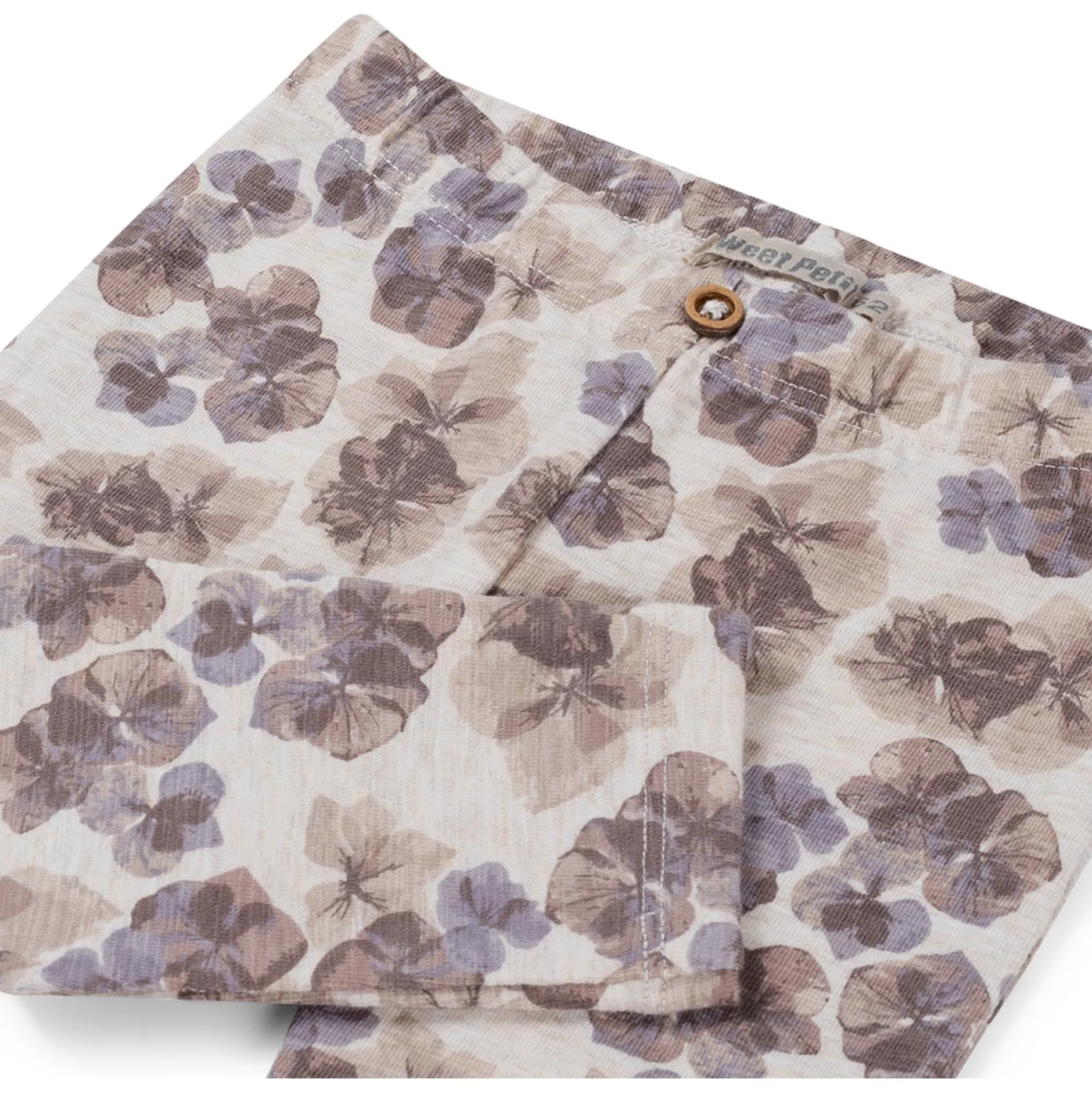 Leggings|Broeken & Leggings*Sweet Petit baby legging Veerle bloemen multi Soft Ecru Melange