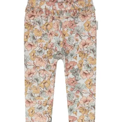 Broeken & Leggings|Leggings*Sweet Petit baby legging Pien bloemen beige Soft Ecru Melange