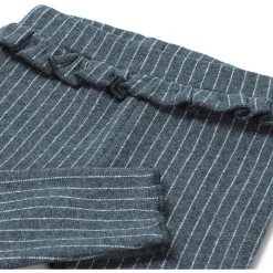 Broeken & Leggings|Broeken*Sweet Petit baby legging Pien strepen grijs Anthra Grey Melange