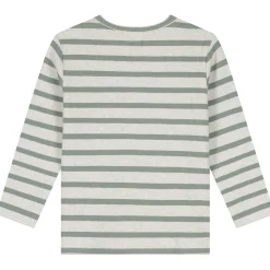 Shirts & Blouses|Shirts & Blouses*Sweet Petit baby shirt lange mouwen strepen groen Sage Green