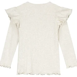 Shirts & Blouses|Shirts & Blouses*Sweet Petit baby shirt Meave lange mouwen effen wit Soft Ecru Melange