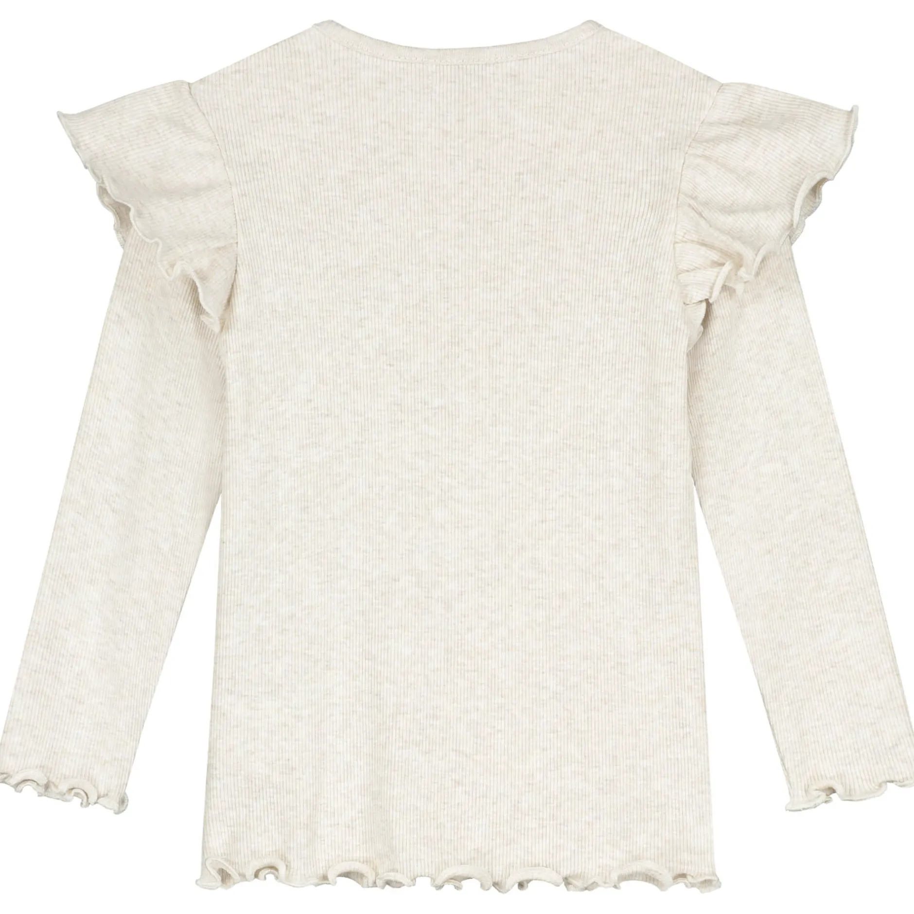 Shirts & Blouses|Shirts & Blouses*Sweet Petit baby shirt Meave lange mouwen effen wit Soft Ecru Melange